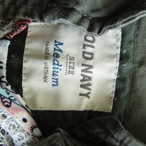 Old Navy Jacket Broken In Cute Dark Green Color - Picture 2 of 8